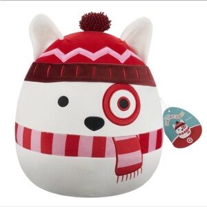 Target Bullseye Dog Plush Squishmallow 12”